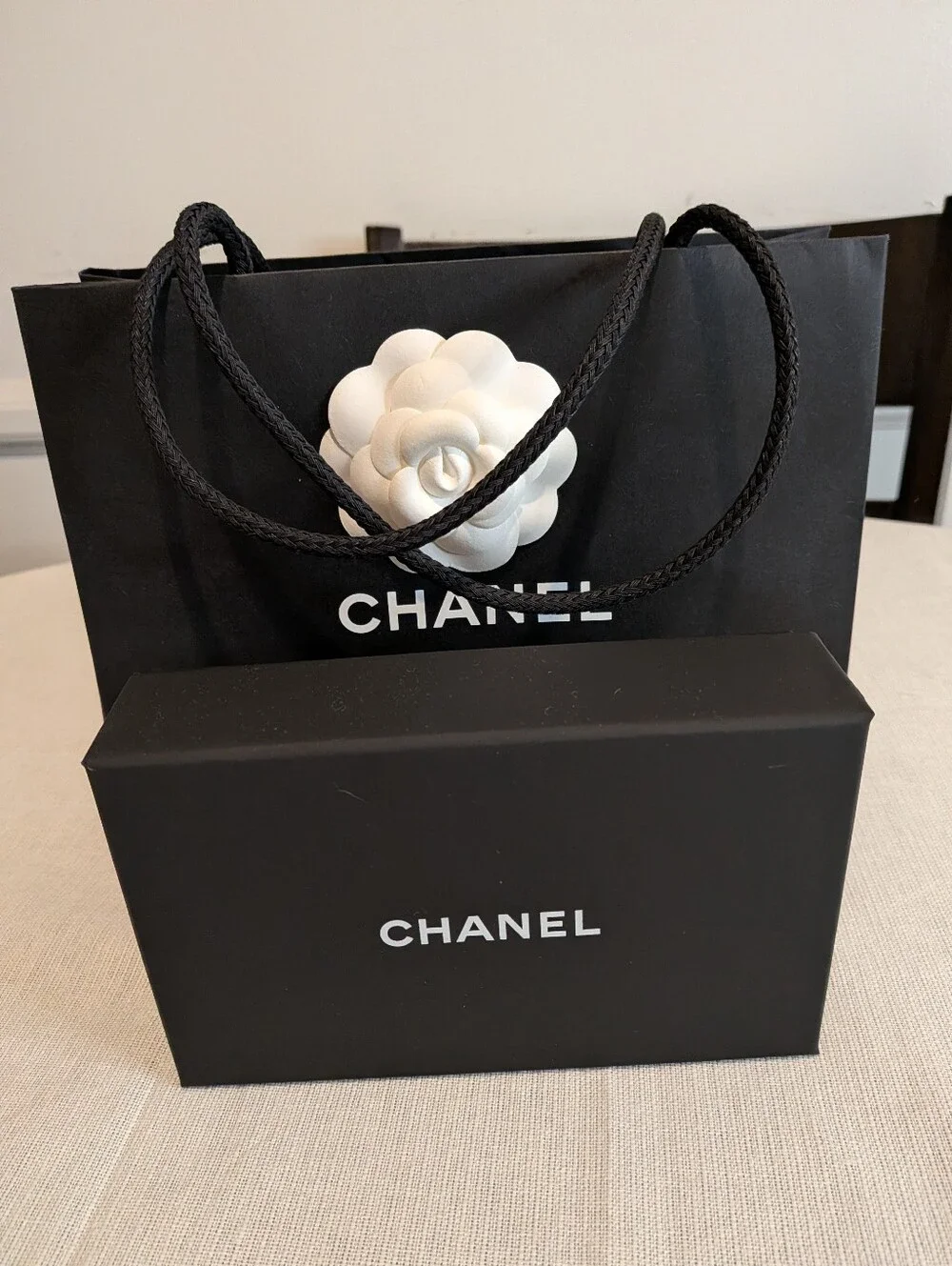 CHANEL Empty Small Box and  Shopping Bag